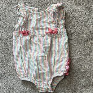 Ruffle Butts Multicolor Striped Bubble